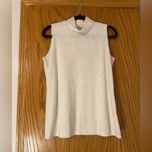 Stephanie by Modes Crystal Sleeveless Velour Top - NWT - Size M (estimated)